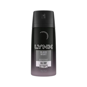 6 Pack x Lynx Black Night - Body Spray - 100g/155ml
